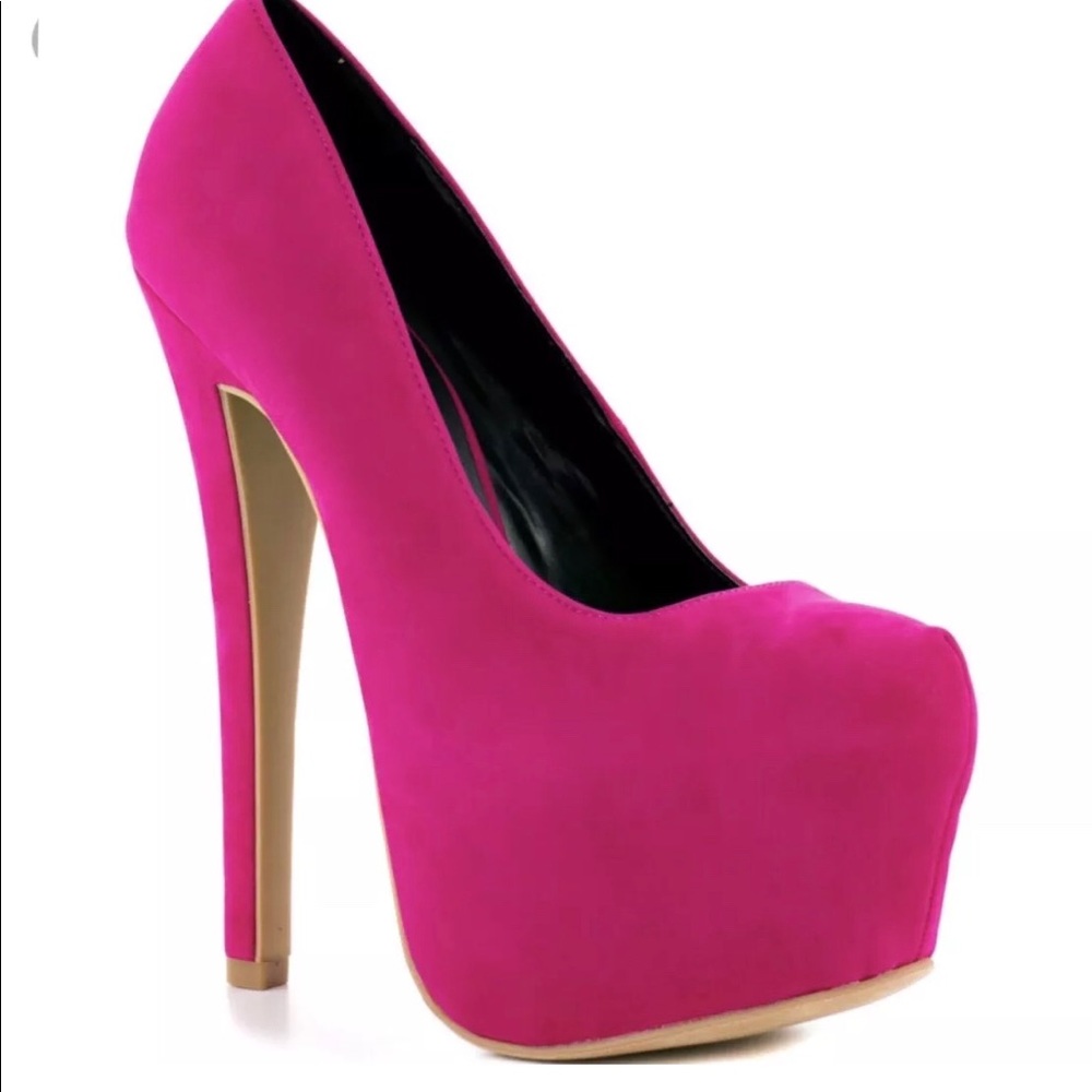 Shoe republic women’s fuchsia pumps heels 6.5